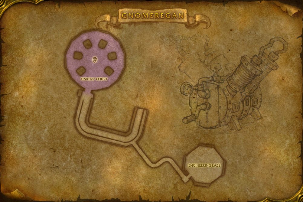 Gnomeregan map with 1 boss location