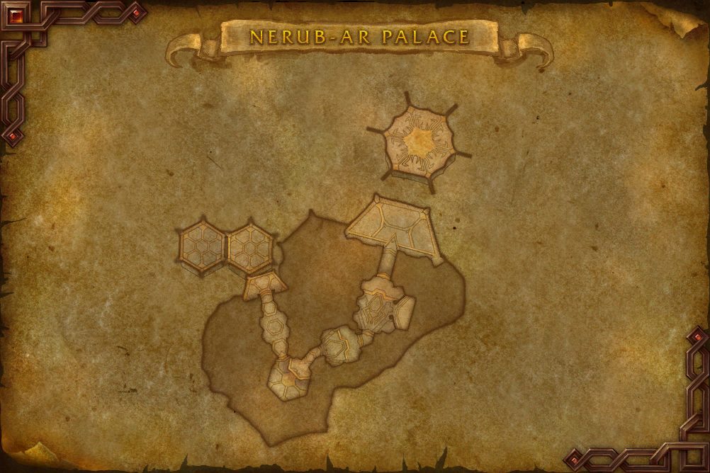 Nerub-ar Palace map with 1 boss location