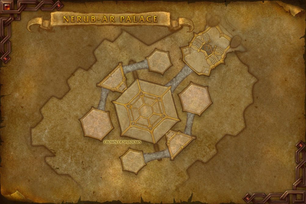 Nerub-ar Palace map with 1 boss location