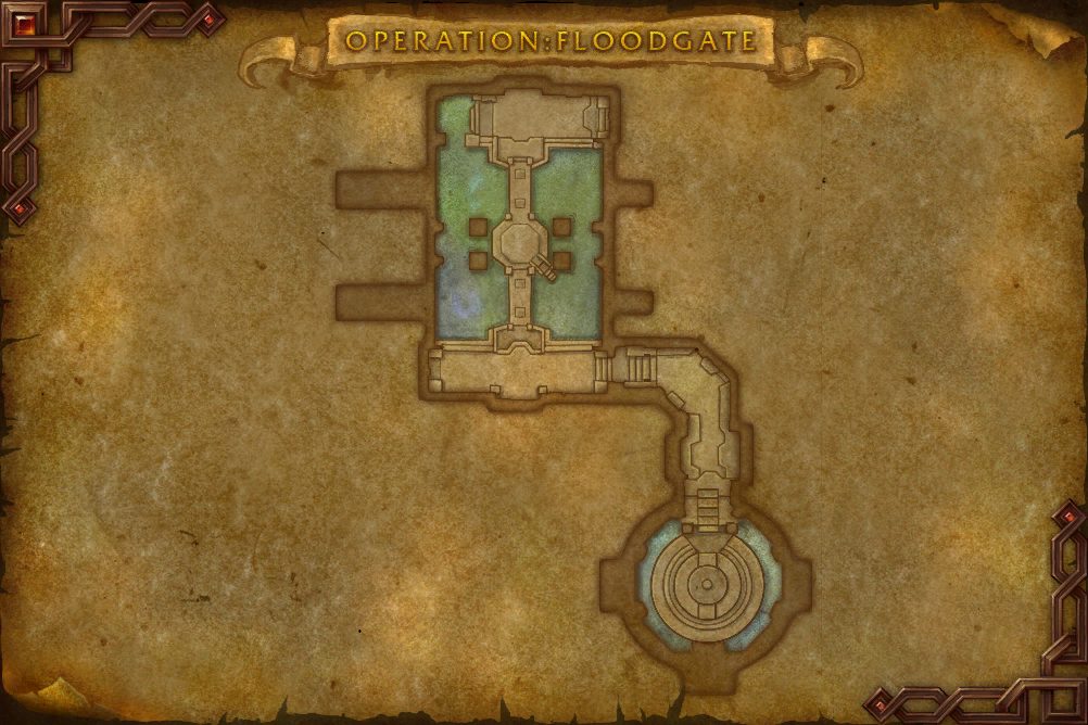 Operation: Floodgate map with 1 boss location