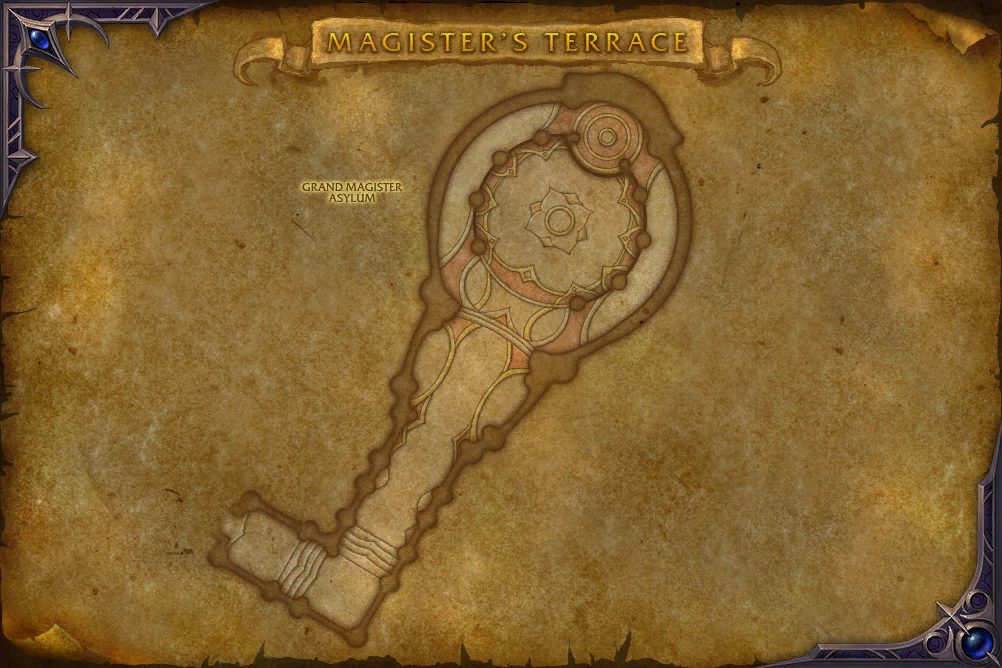 Magister's Terrace map with 1 boss location