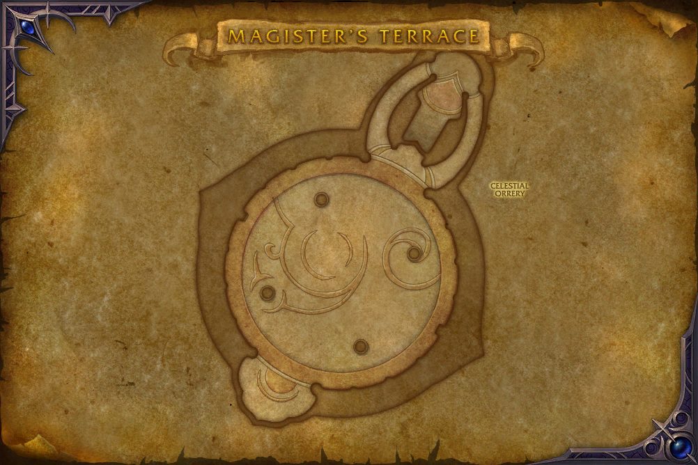 Magister's Terrace map with 1 boss location
