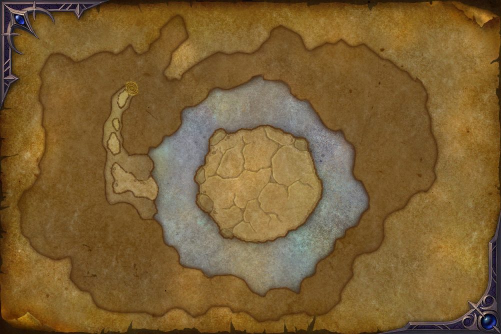 The Tidebound Grotto map with 1 boss location