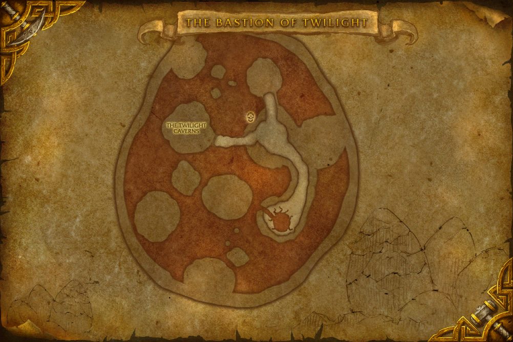 The Bastion of Twilight map with 1 boss location
