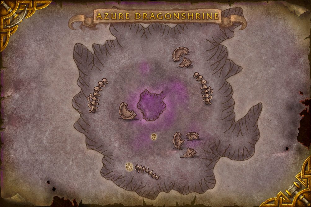 End Time map with 1 boss location