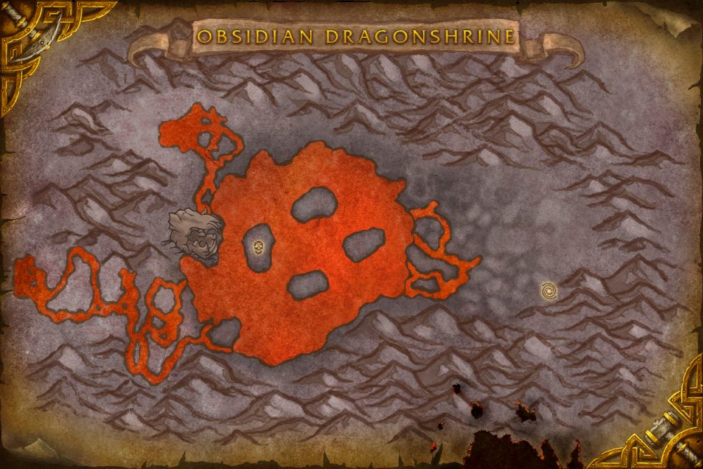 End Time map with 1 boss location