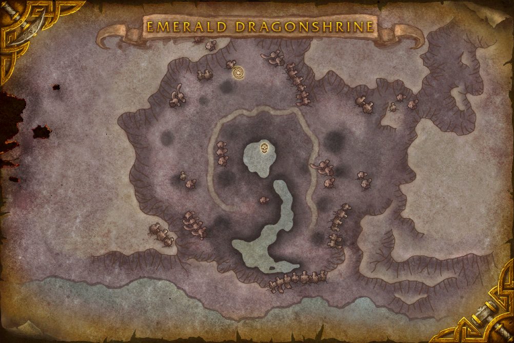 End Time map with 1 boss location