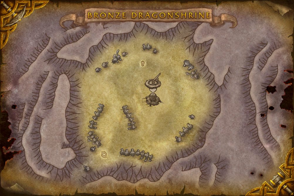 End Time map with 1 boss location