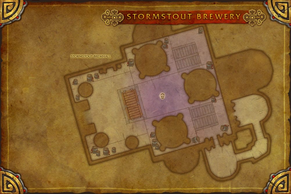 Stormstout Brewery map with 1 boss location