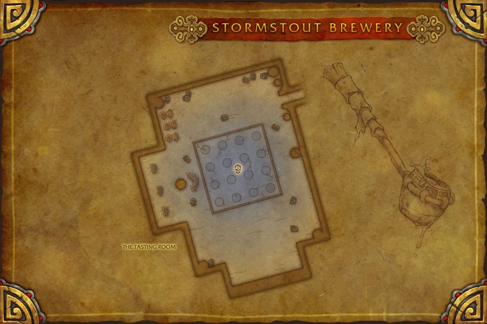 Stormstout Brewery map with 1 boss location