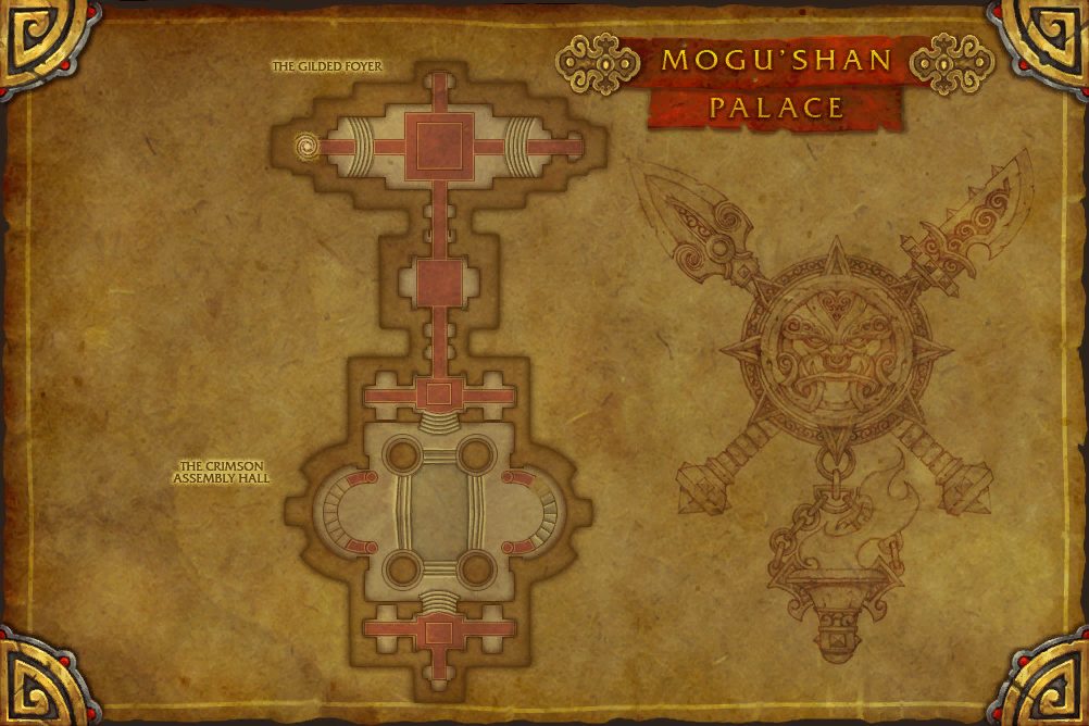 Mogu'shan Palace map with 1 boss location