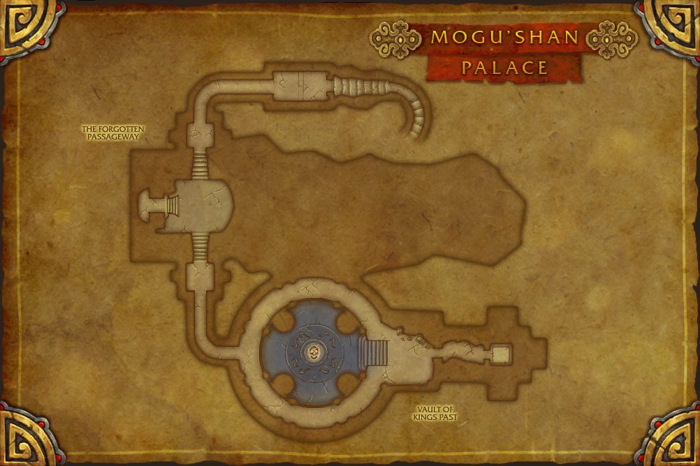 Mogu'shan Palace map with 1 boss location