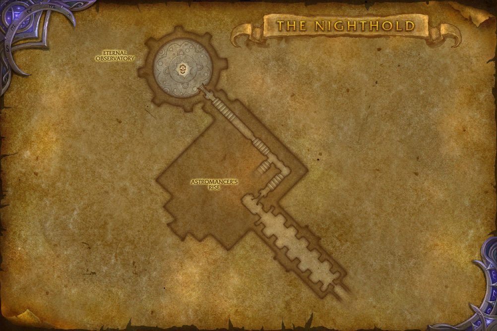 The Nighthold map with 1 boss location