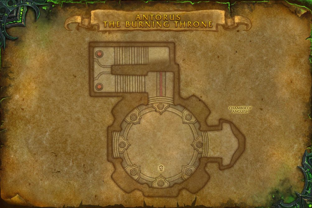 Antorus, the Burning Throne map with 1 boss location