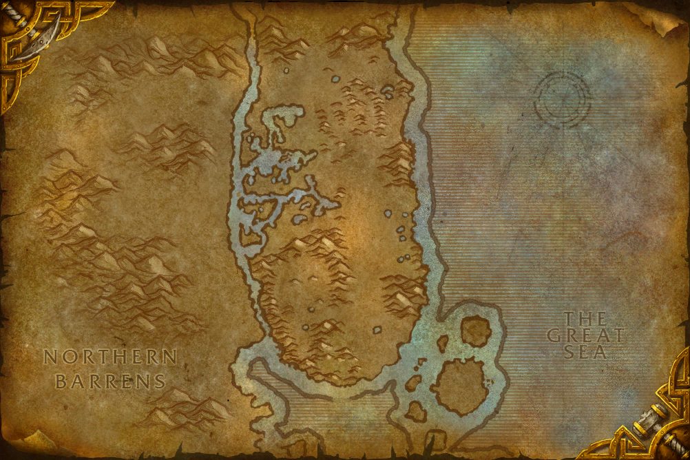 Durotar zone map