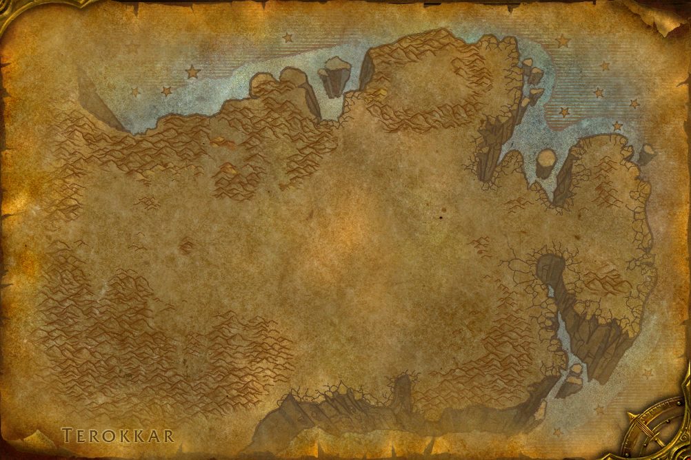 Hellfire Peninsula zone map