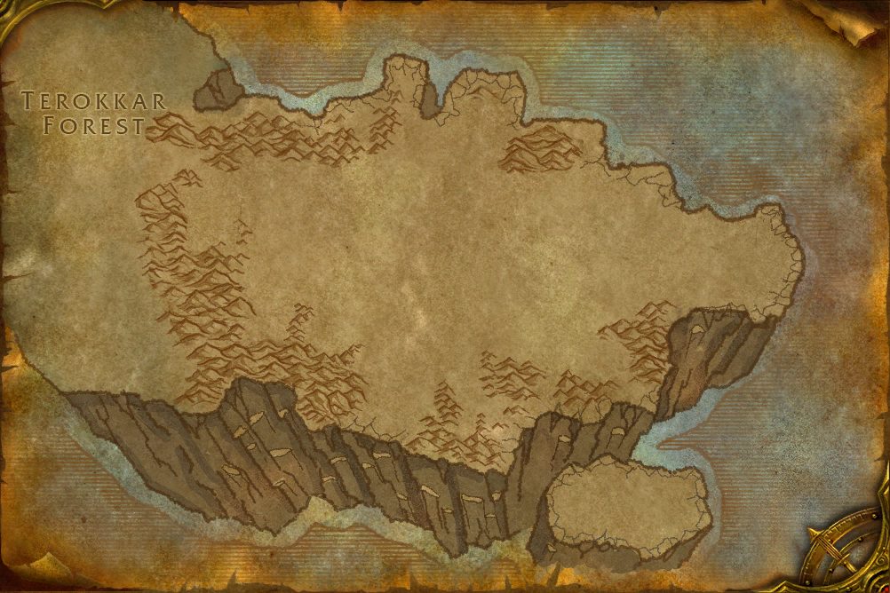 Shadowmoon Valley zone map