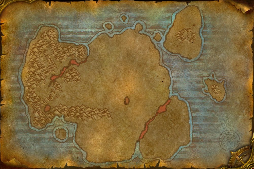 Bloodmyst Isle zone map