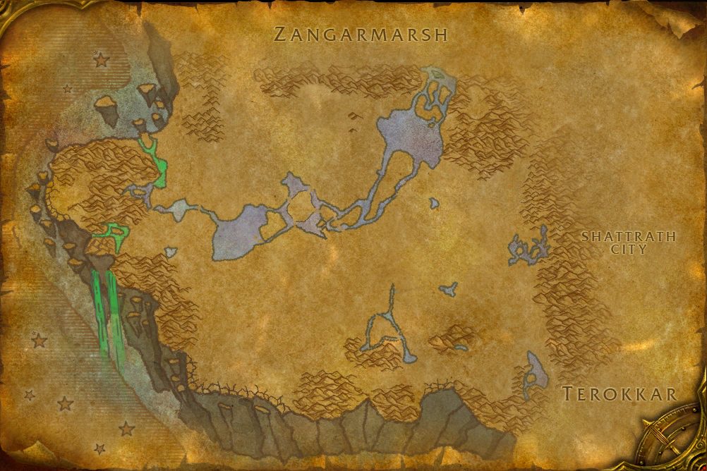 Nagrand zone map
