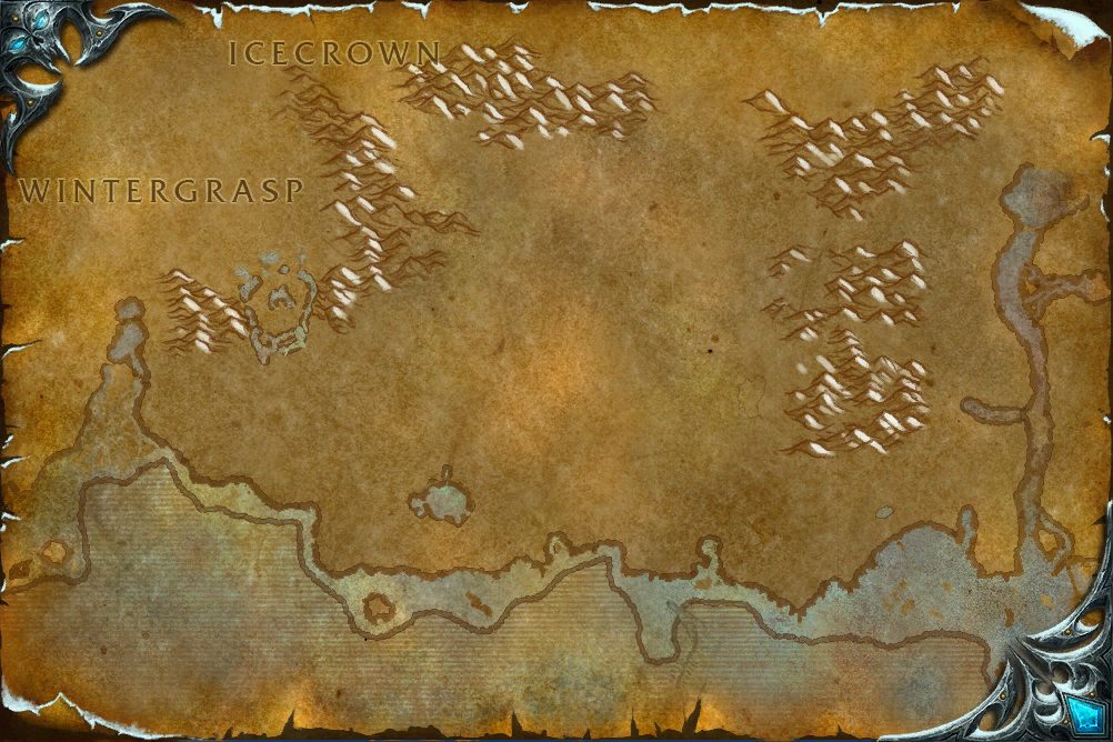Dragonblight zone map