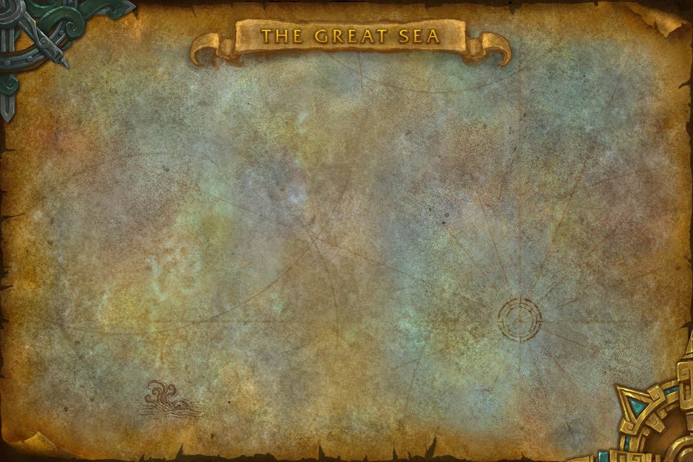The Great Sea map showing where to go for Brace for Impact