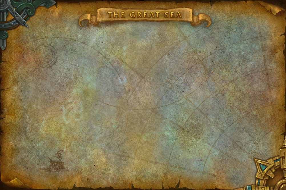 The Great Sea map showing where to go for With Prince in Tow