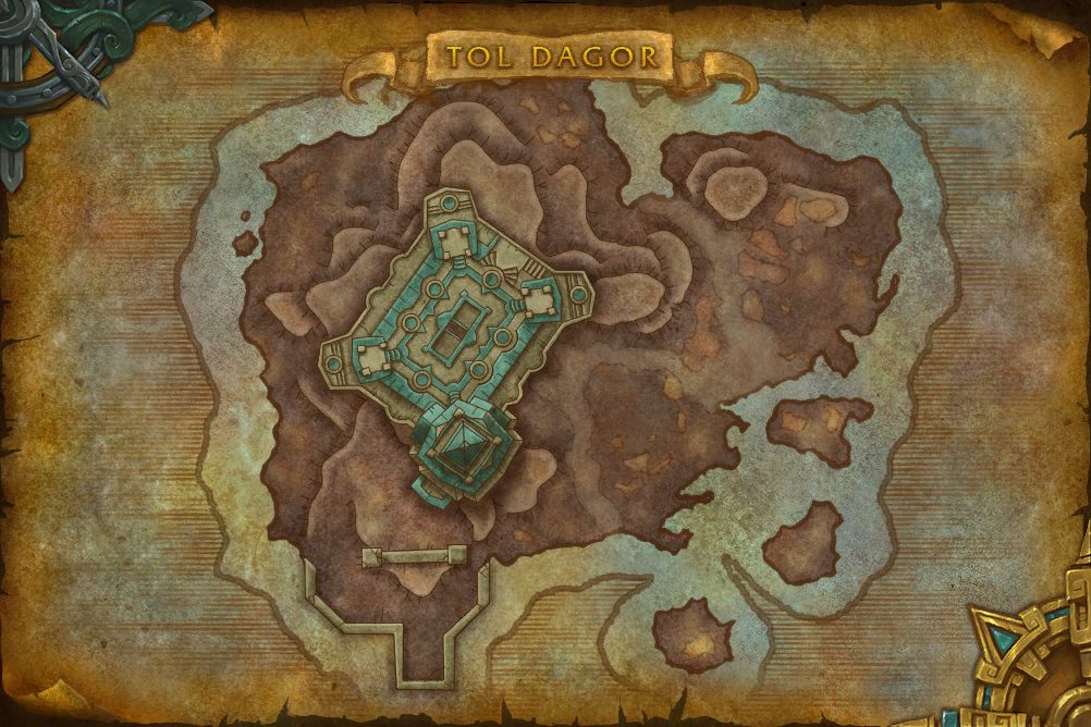 Tol Dagor zone map