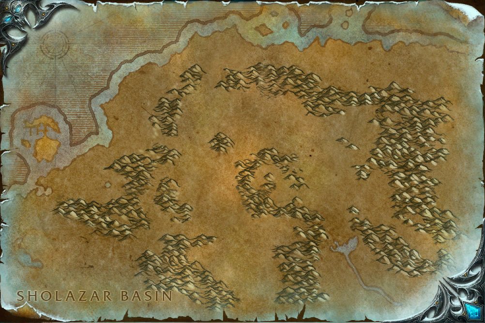 Icecrown zone map