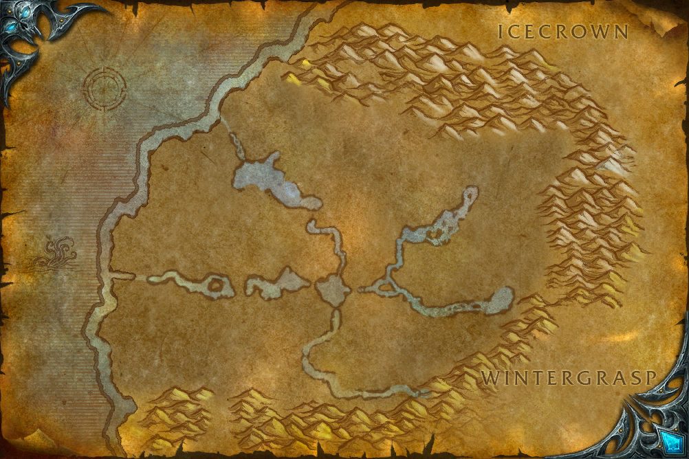 Sholazar Basin zone map