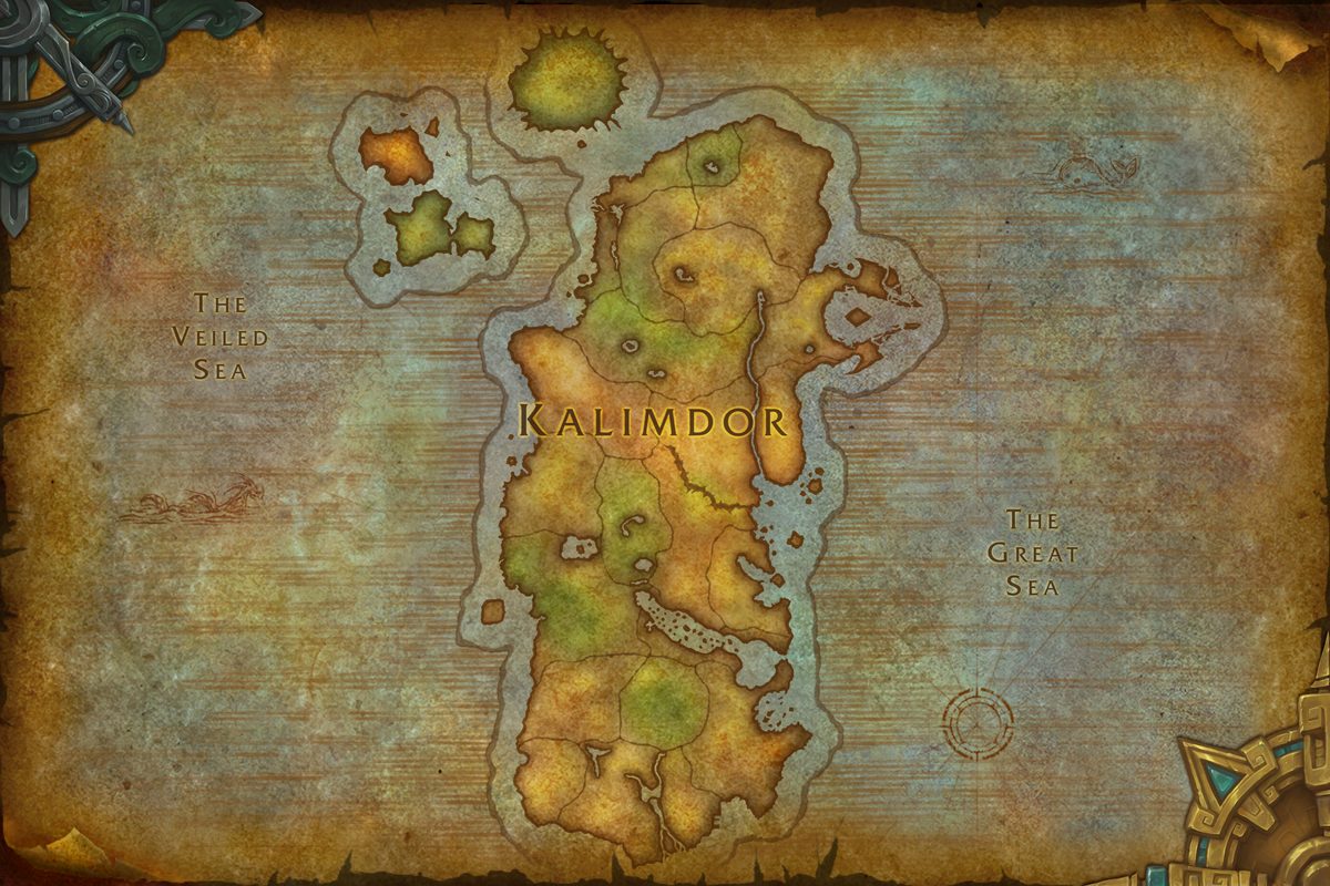 The Veiled Sea map