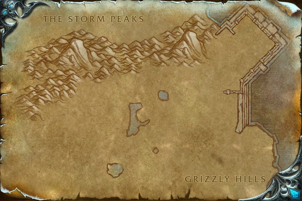 Zul'Drak zone map