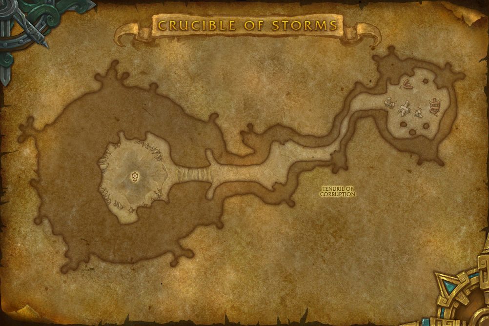 Crucible of Storms zone map