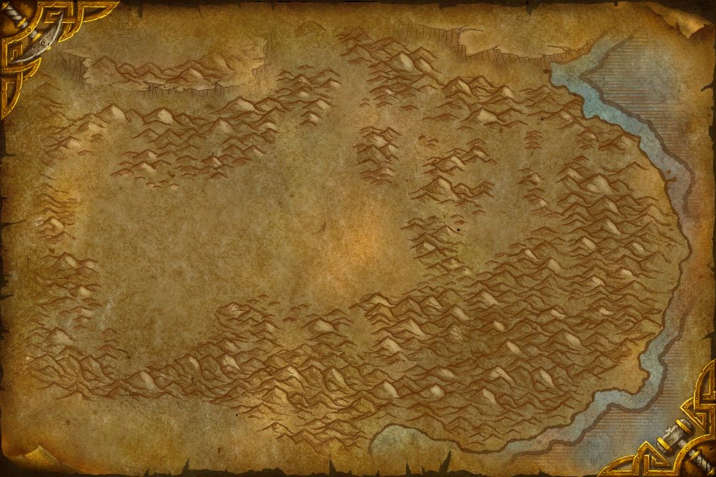 Badlands zone map