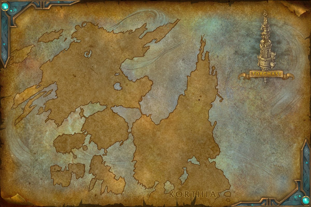 The Maw zone map