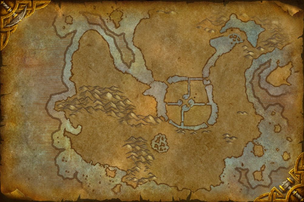 Gilneas zone map