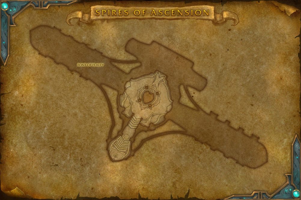 Seat of the Archon zone map