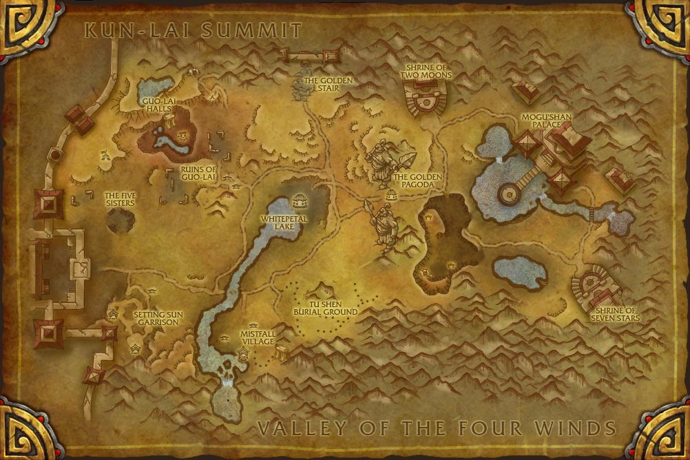 Pandaren Revolution zone map