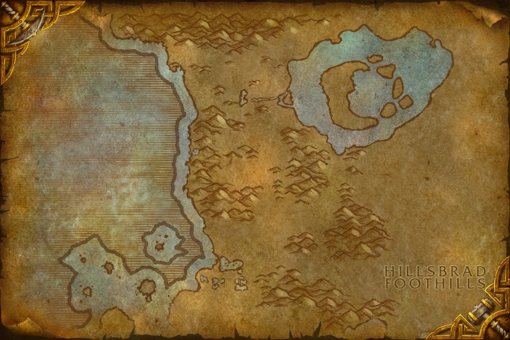 Silverpine Forest zone map