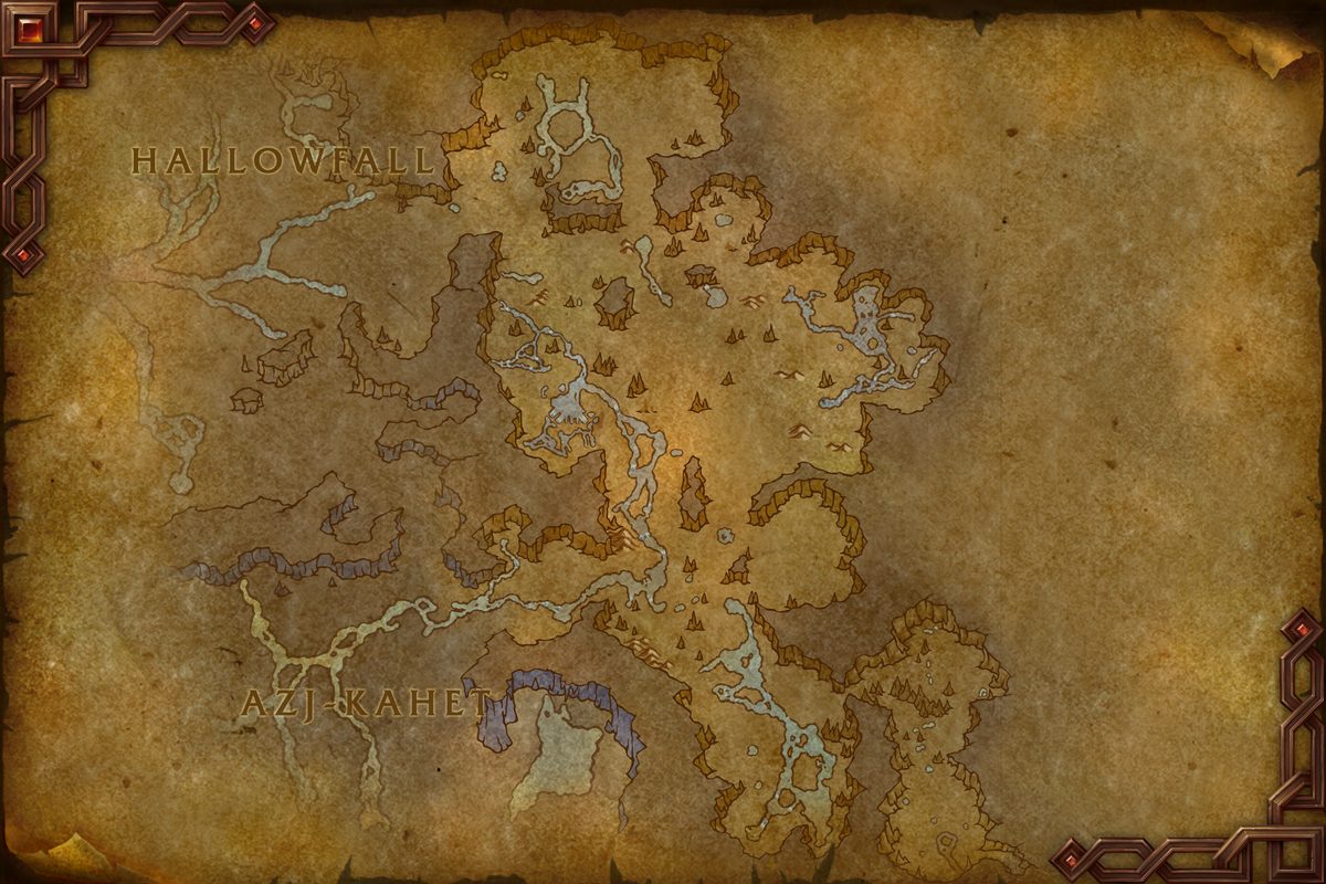 The Ringing Deeps zone map