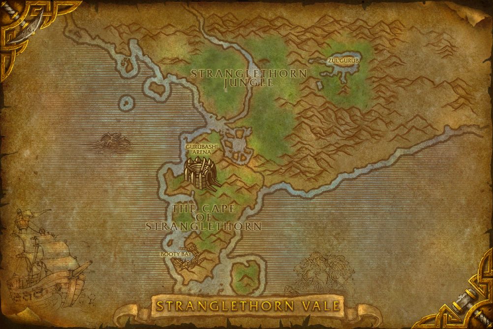 Stranglethorn Vale zone map