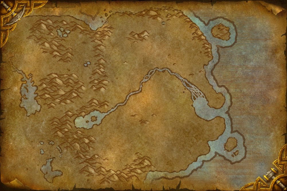 Twilight Highlands zone map