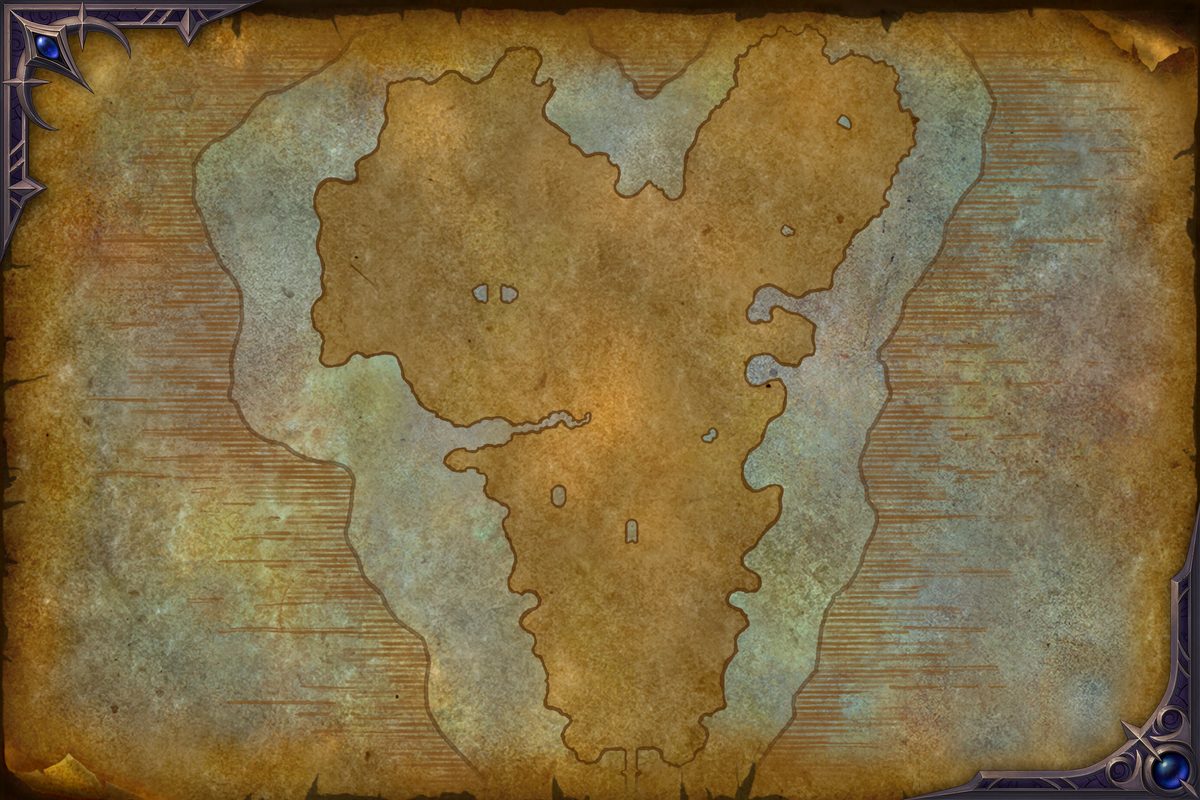 Isle of Quel'Danas zone map