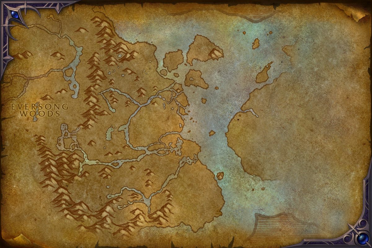 Zul'Aman zone map