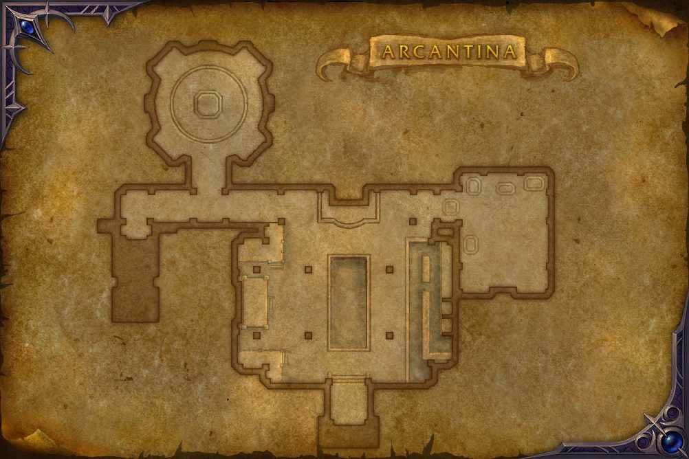 Arcantina map showing where to go for Moments in a Mug