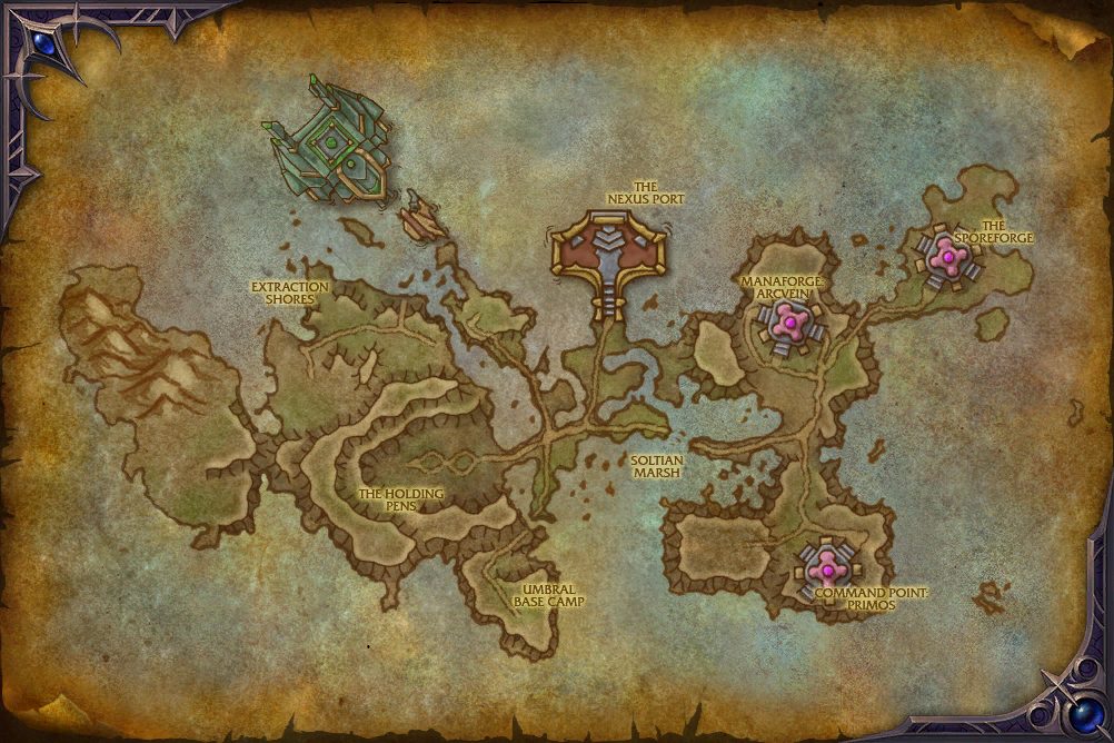 Naigtal zone map