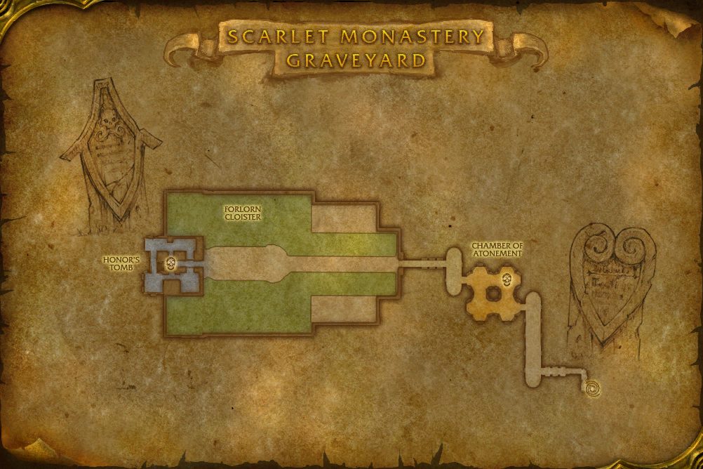 Scarlet Monastery map