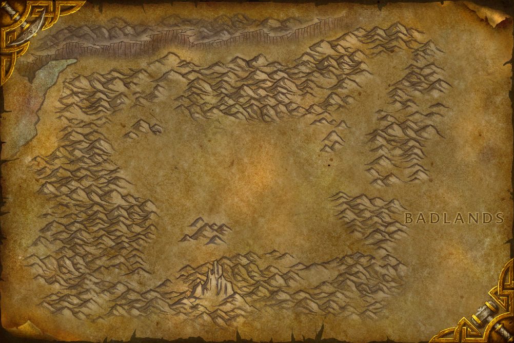 Searing Gorge zone map