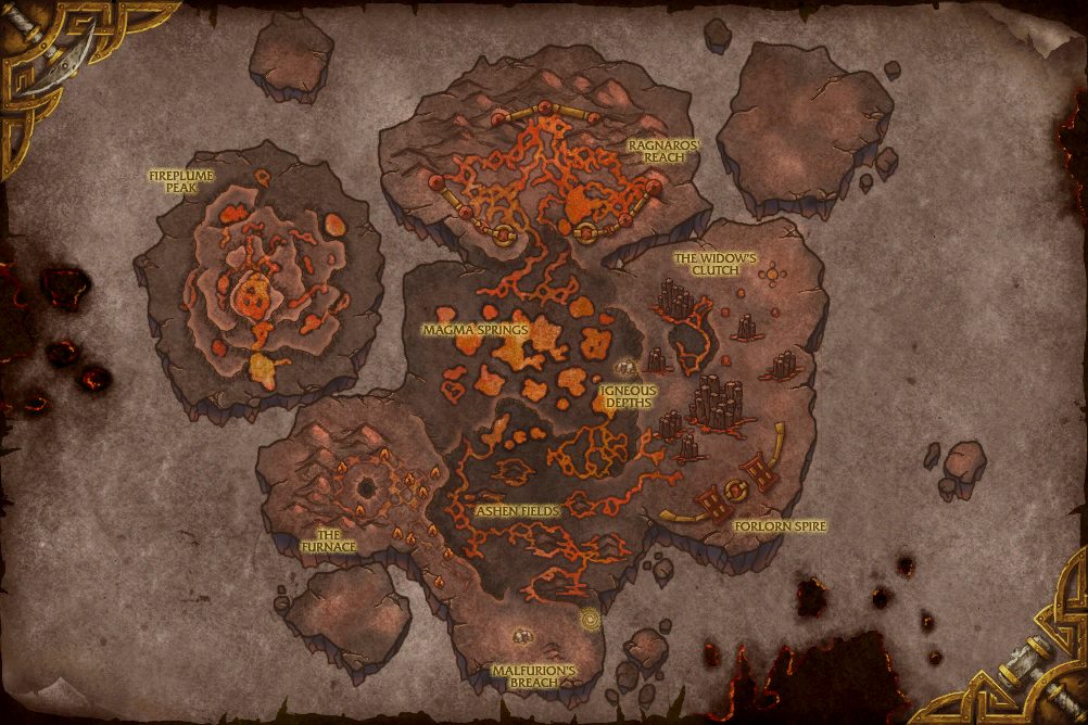 Molten Front zone map