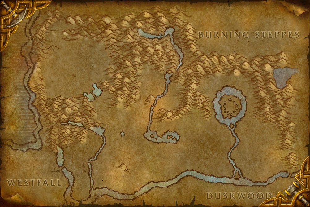 Elwynn Forest zone map