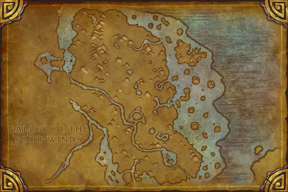 The Jade Forest zone map